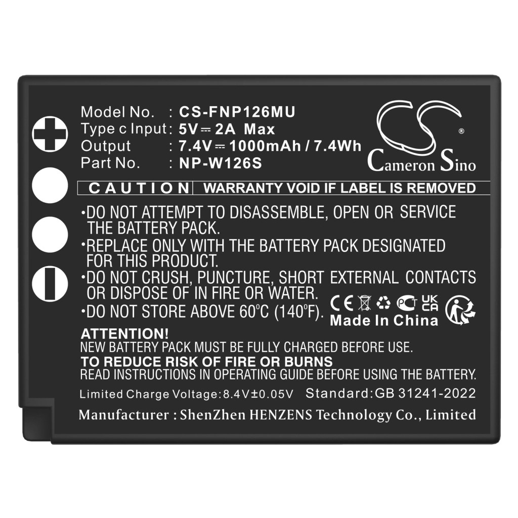 Camera Battery FUJIFILM FinePix X-M1