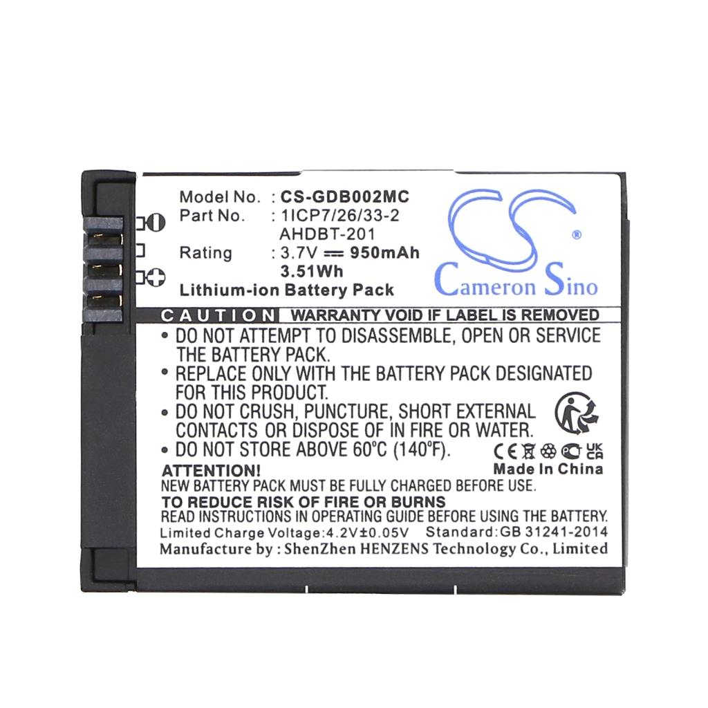 Camera Battery Giroptic CS-GDB002MC