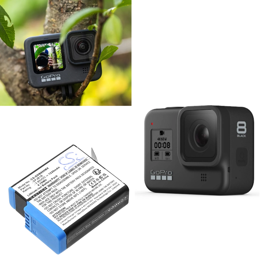 Kamerabatterier GoPro CS-GDB800MX