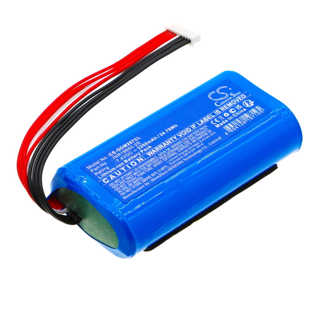 Batterier till högtalare Monster CS-GDM267CL