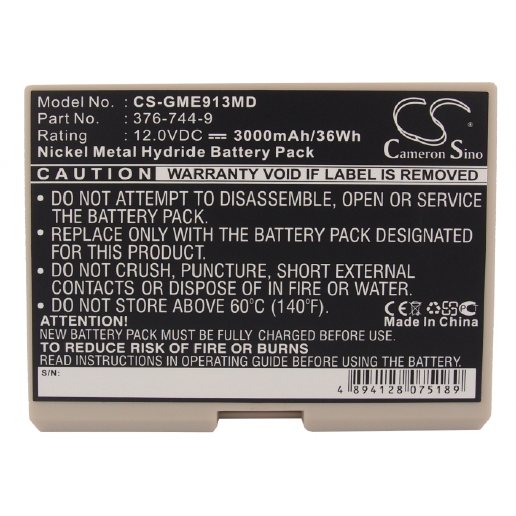 Batterier Ersätter SCP 913/915/922