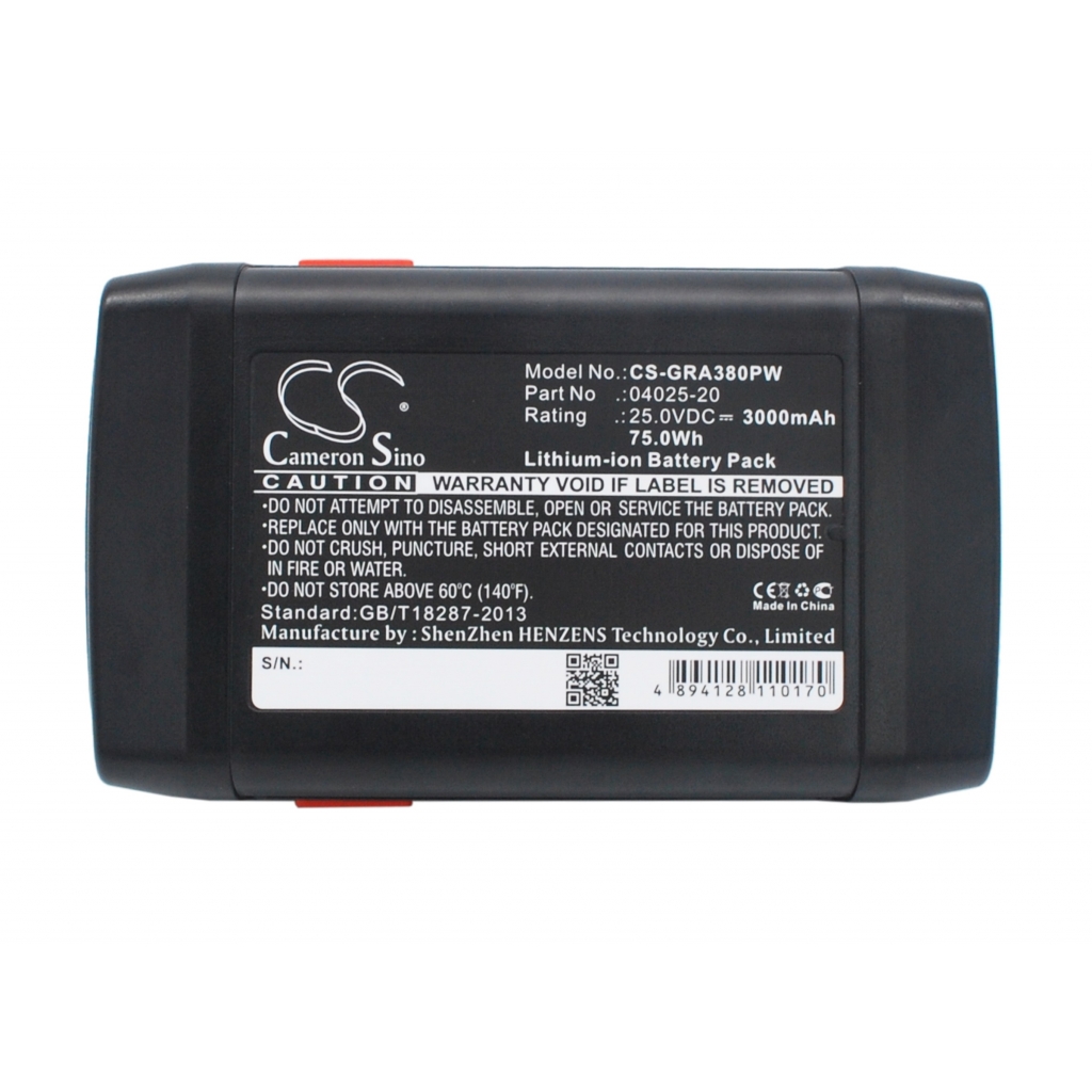 Batterier Ersätter Accu-Spindelmaher 380 Li