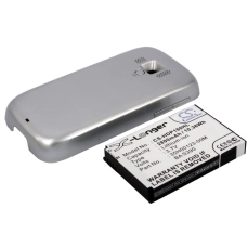 Compatible battery replacement for HTC 35H00123-00M,35H00123-02M,BA S390,RHOD160