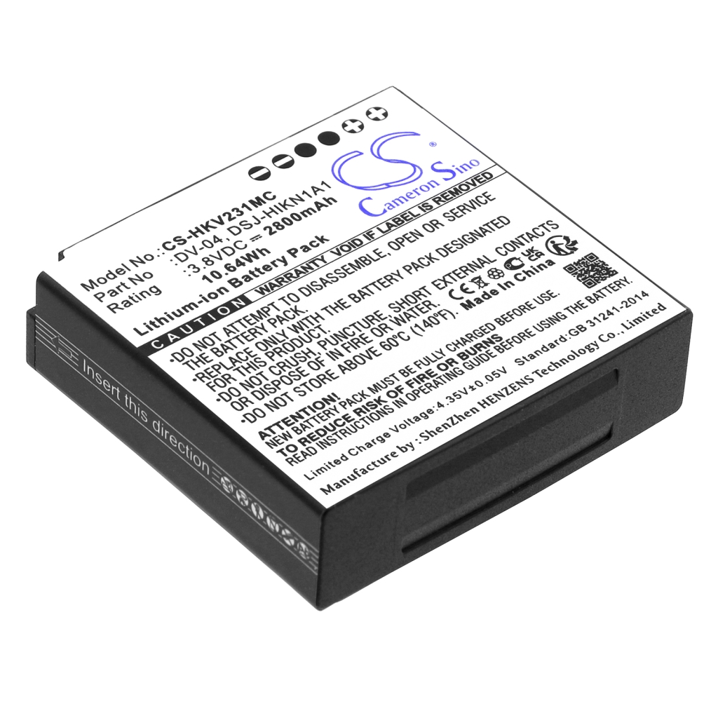 Batterier Ersätter DS-MH1310-N1(B)
