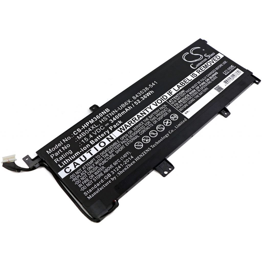 Batterier Ersätter Envy X360 15-AQ103NA