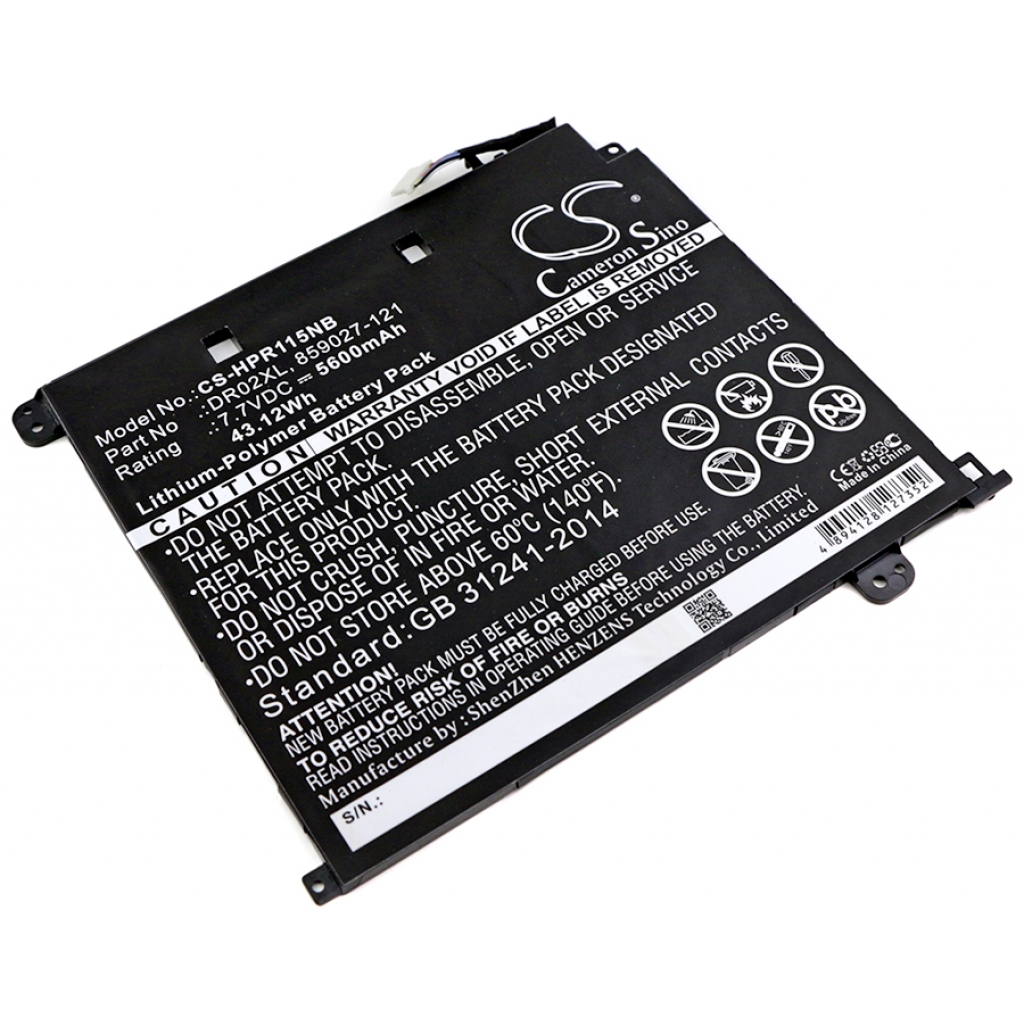 Batterier Ersätter Chromebook 11 G5(T9H49AV)