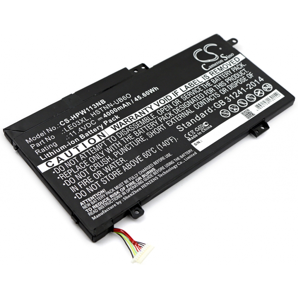 Batterier Ersätter Envy x360 15t-w100