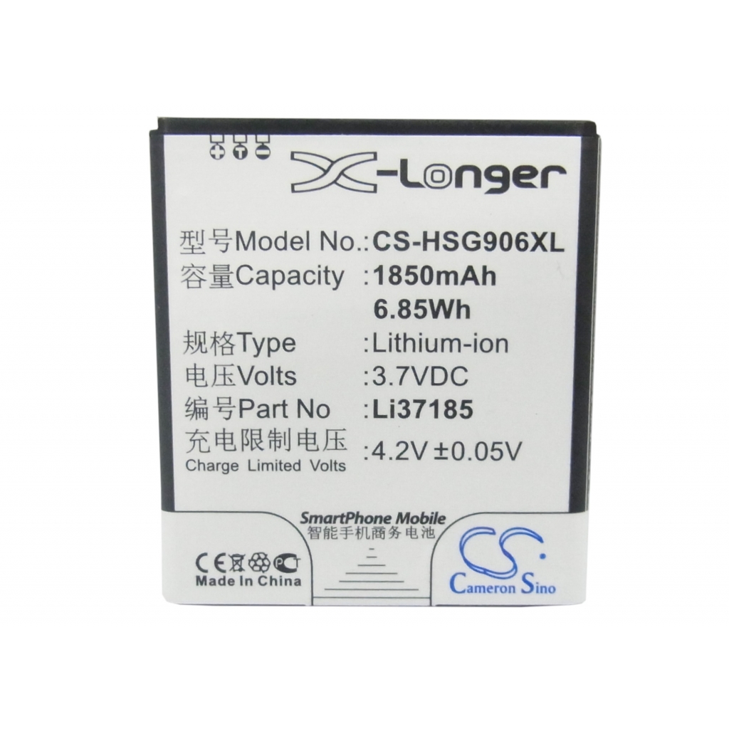Batterier till mobiltelefoner Hisense CS-HSG906XL