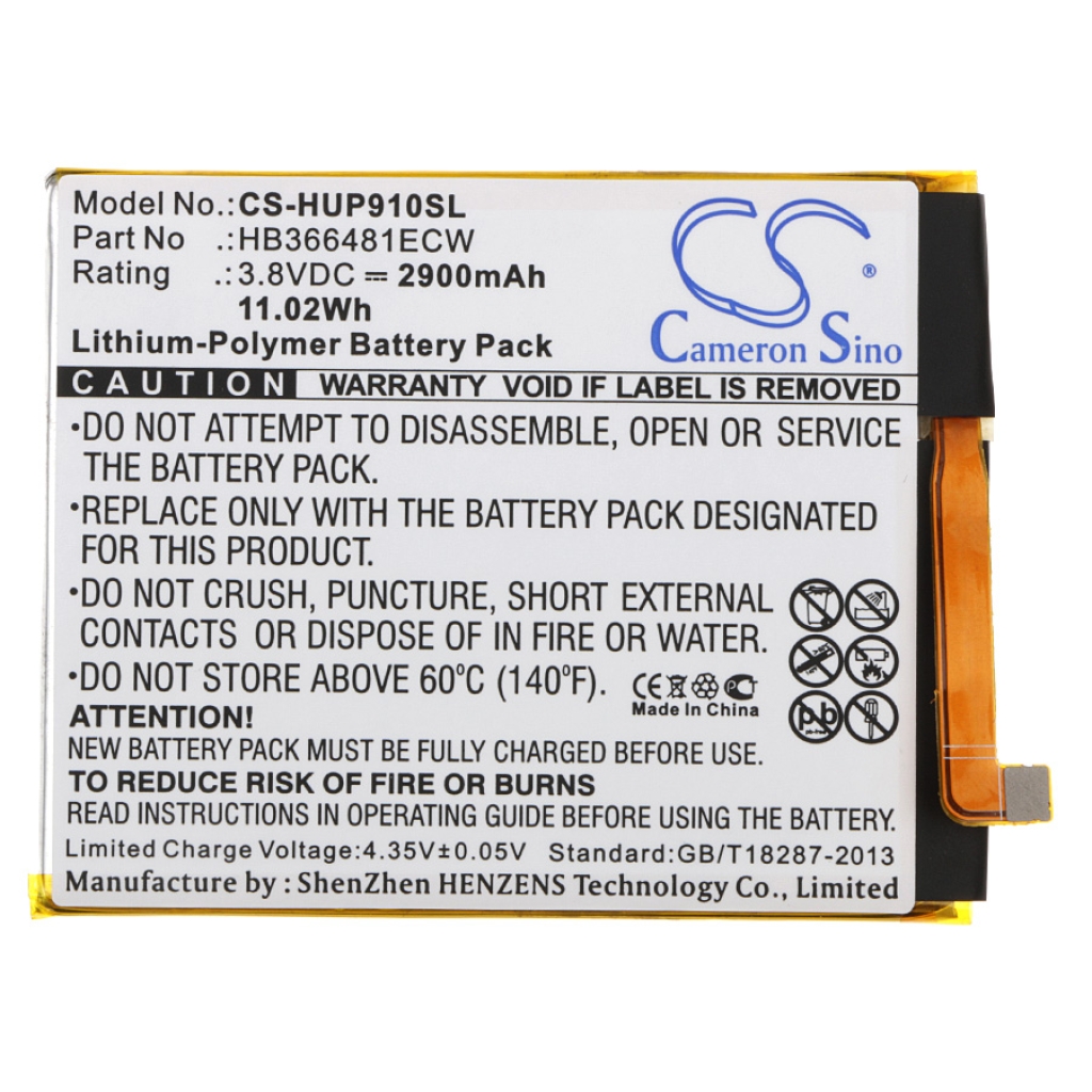 Batterier Ersätter LDN-AL00