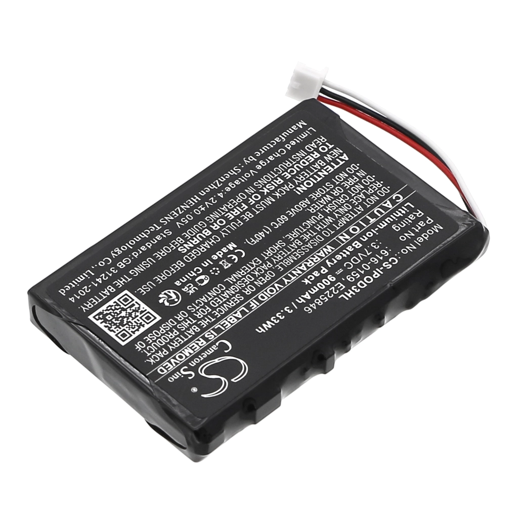 Batterier till MP3-spelare Apple CS-IPOD3HL