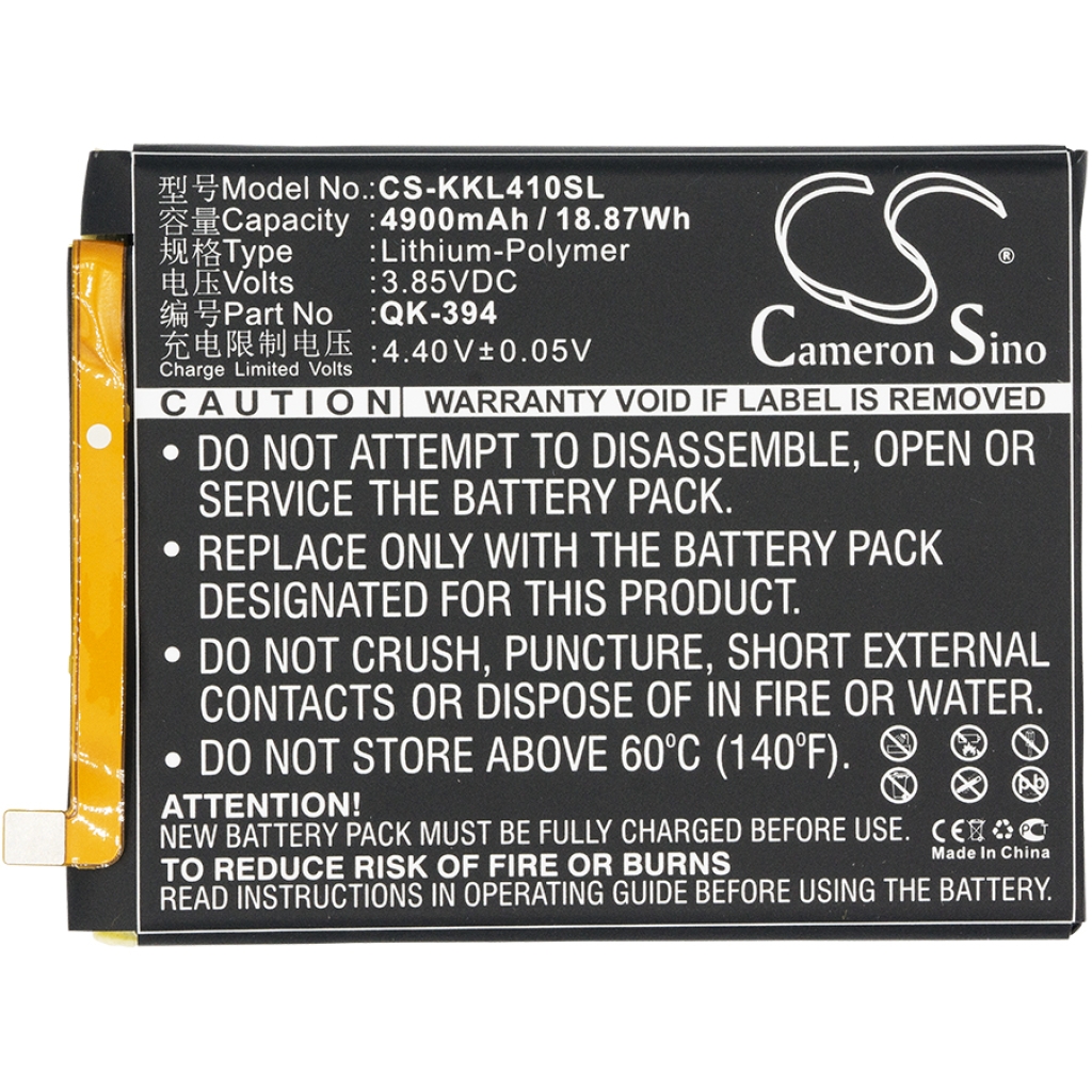 Batterier till mobiltelefoner Qiku CS-KKL410SL