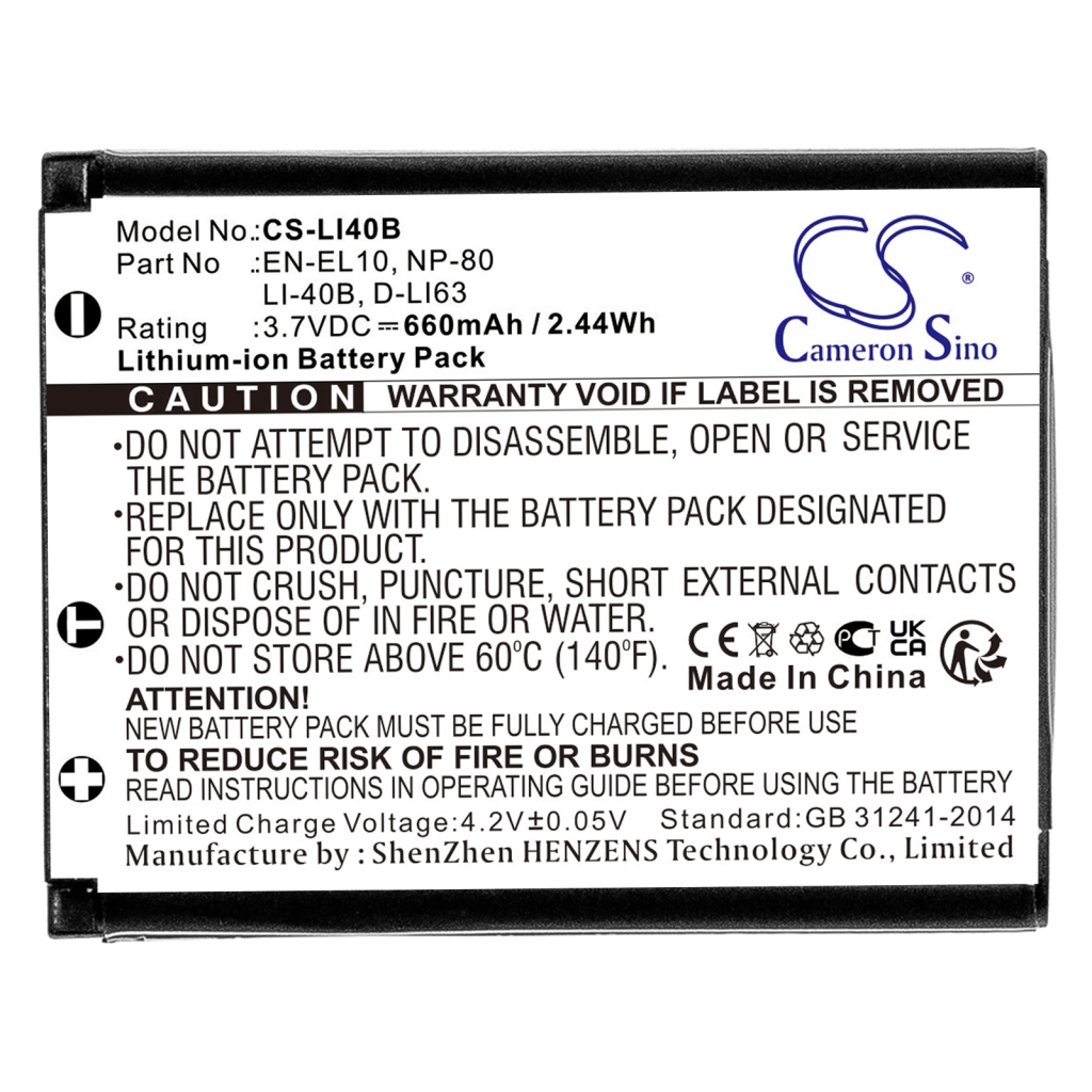 Batterier Ersätter 02491-0066-31