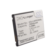 CS-LKP930XL<br />Batterier för  ersätter batteri LGVS920BAT