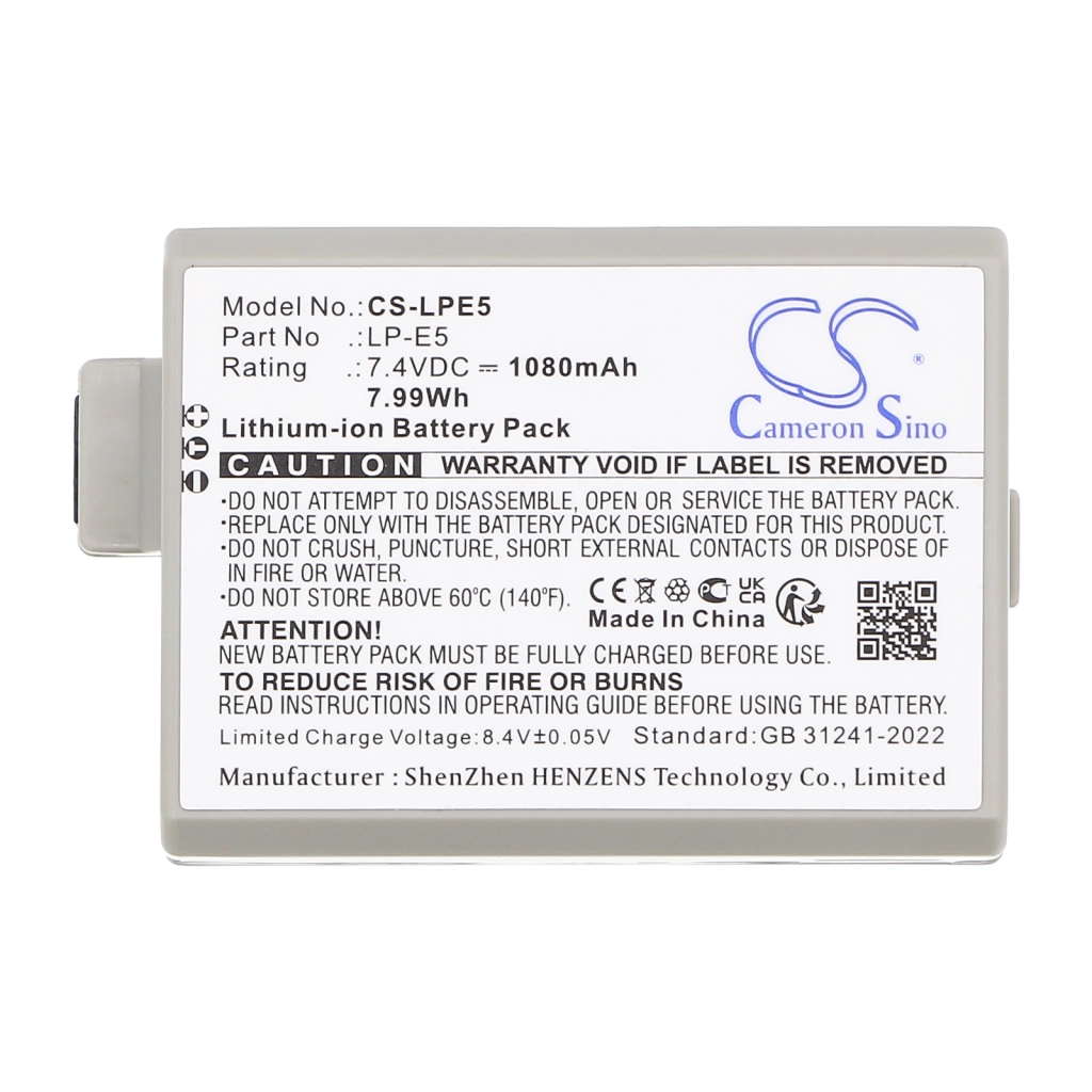 Camera Battery Canon EOS Kiss X3