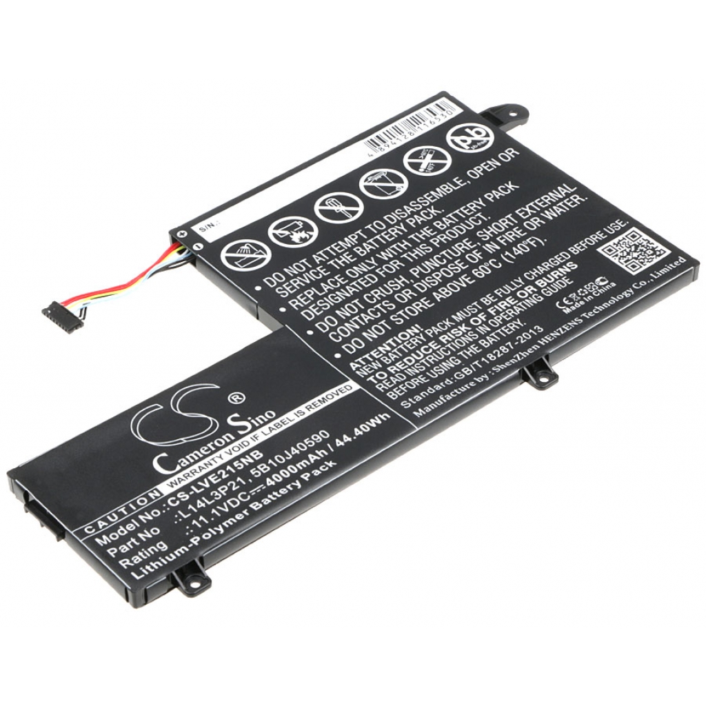 Batterier Ersätter IdeaPad 310S-14AST(80UL000CCD)