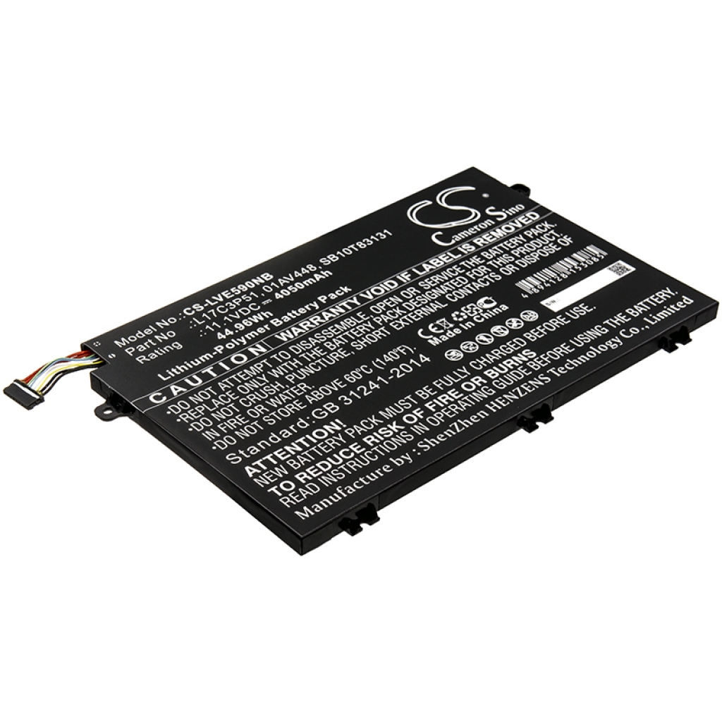 Batterier Ersätter ThinkPad E580(20KSA01QCD)