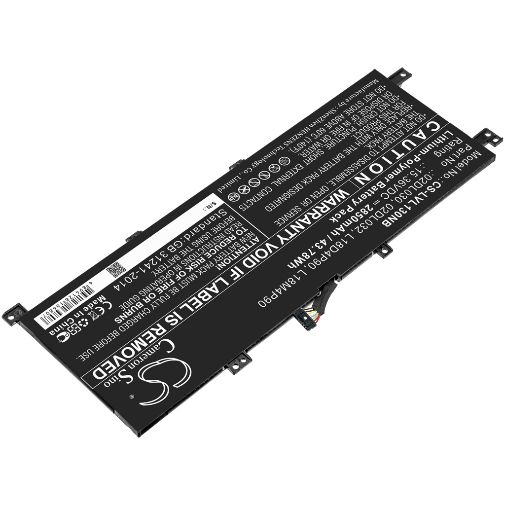 Batterier Ersätter ThinkPad L13 Yoga-20R6S0RK00