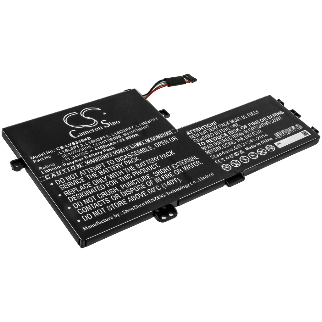 Batterier Ersätter IdeaPad S340-14IIL(81VV00ALGE)