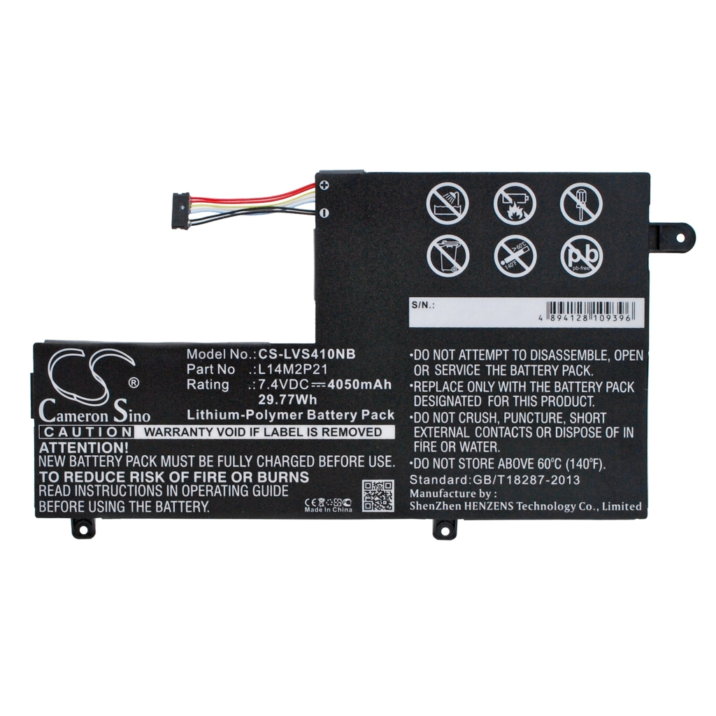 Batterier Ersätter IdeaPad 320S-15AST