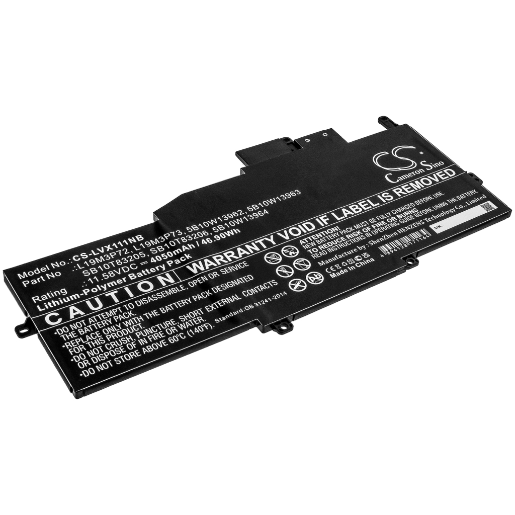 Batterier Ersätter ThinkPad X1 Nano Gen 1-20UN0064MS
