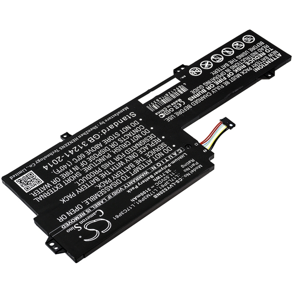 Batterier Ersätter IdeaPad 320S-13IKB(81AK0036GE)