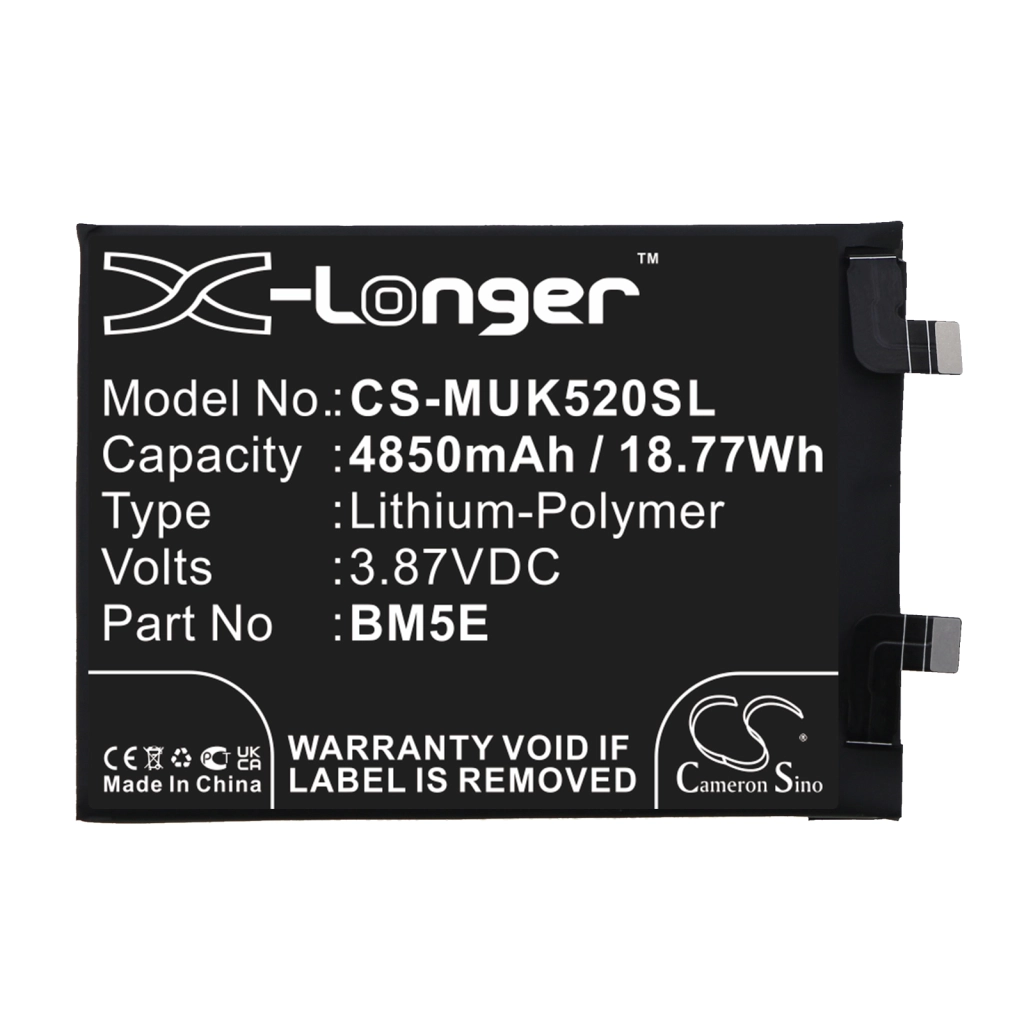 Compatible battery replacement for Xiaomi BM5E