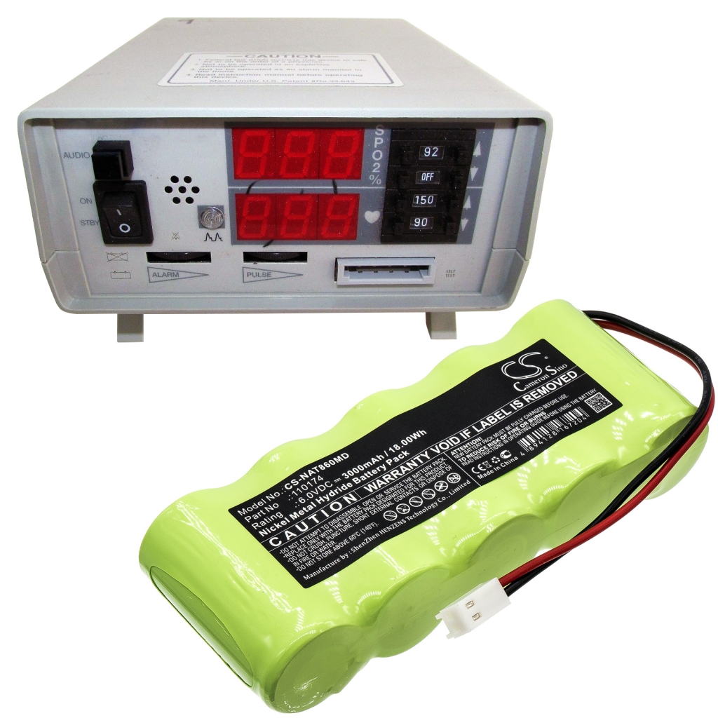 Batterier Ersätter Pulsoximter 8604