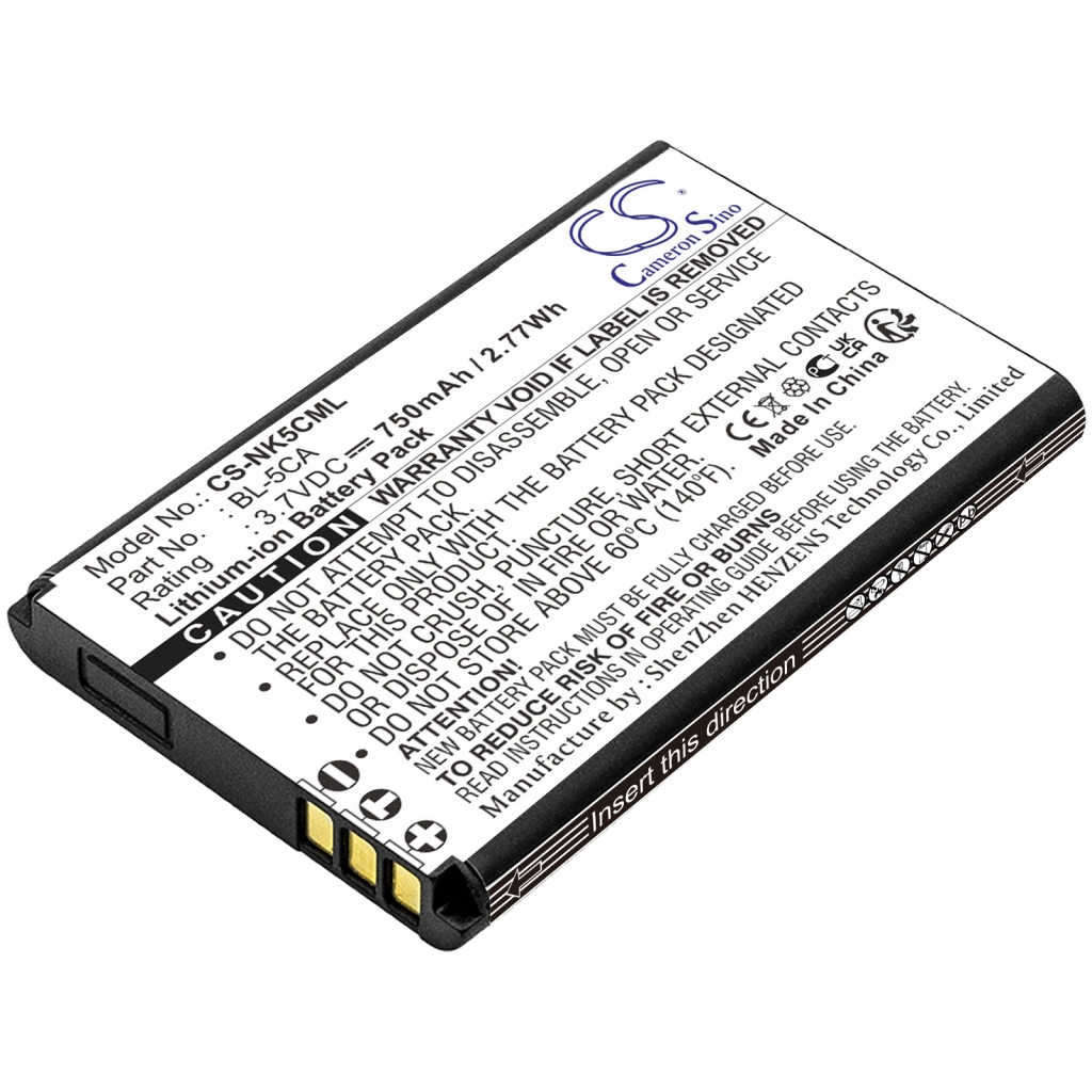 CECT Nokia Vodafone Batterier för navigering (GPS) Anycool ... CS-NK5CML
