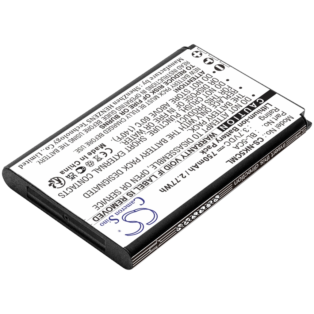 CECT Nokia Vodafone Batterier för navigering (GPS) Anycool ... CS-NK5CML