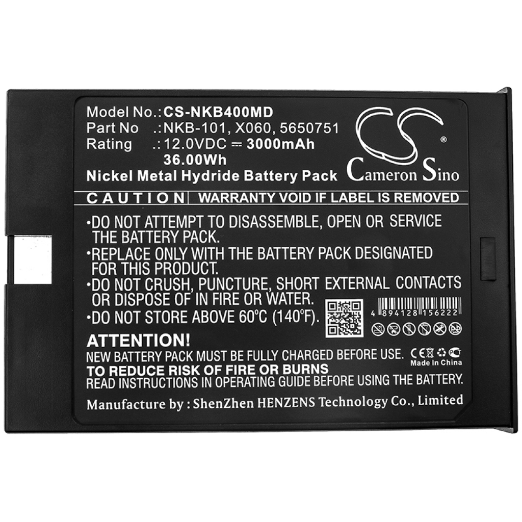 Batterier Ersätter NKB-102VK