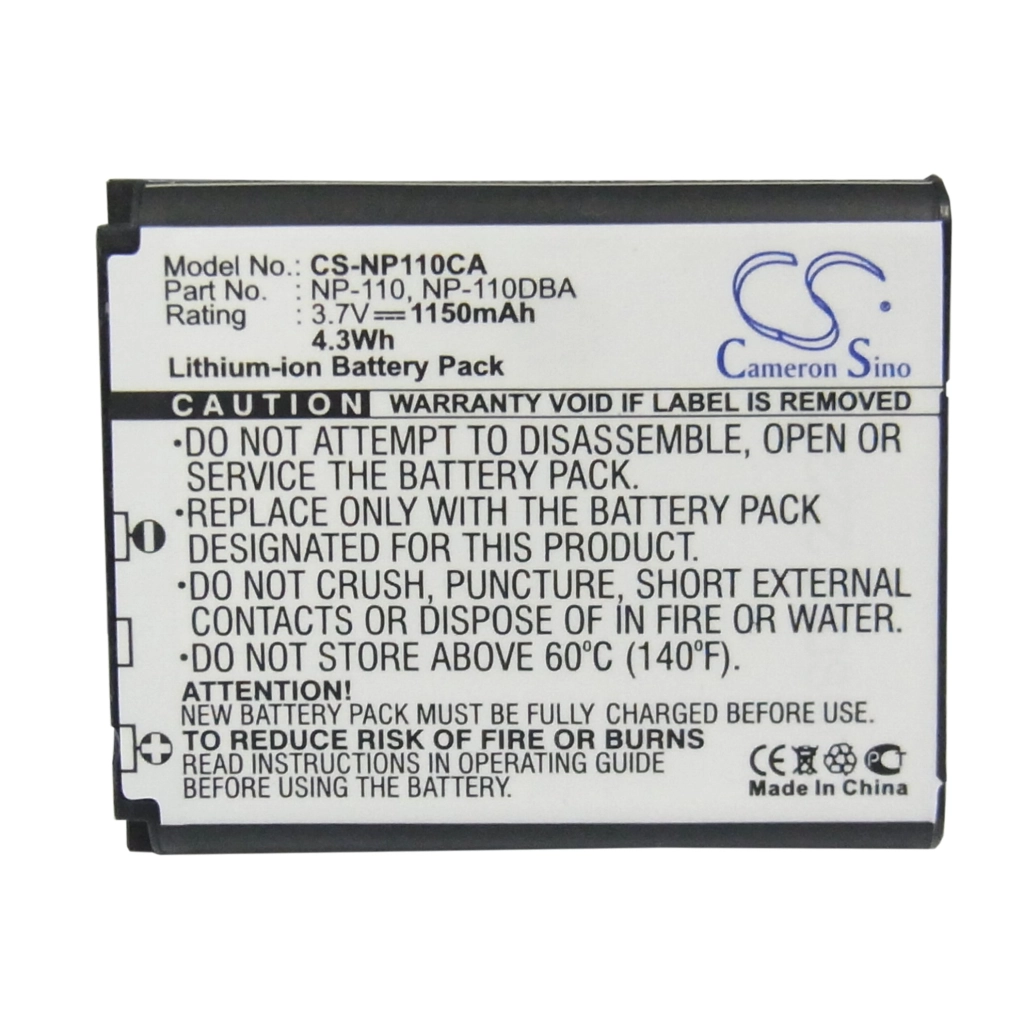 Camera Battery Casio Exilim Zoom EX-Z2300PK