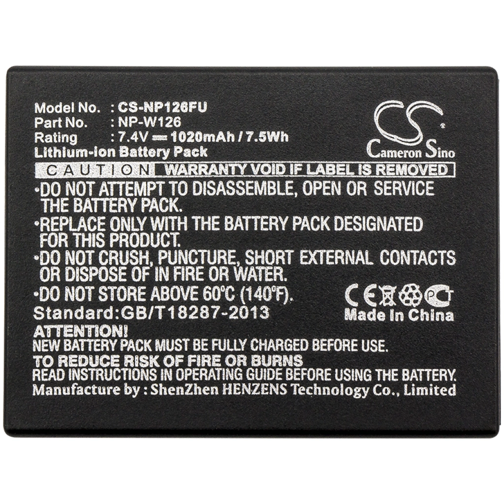 Camera Battery FUJIFILM X-E1