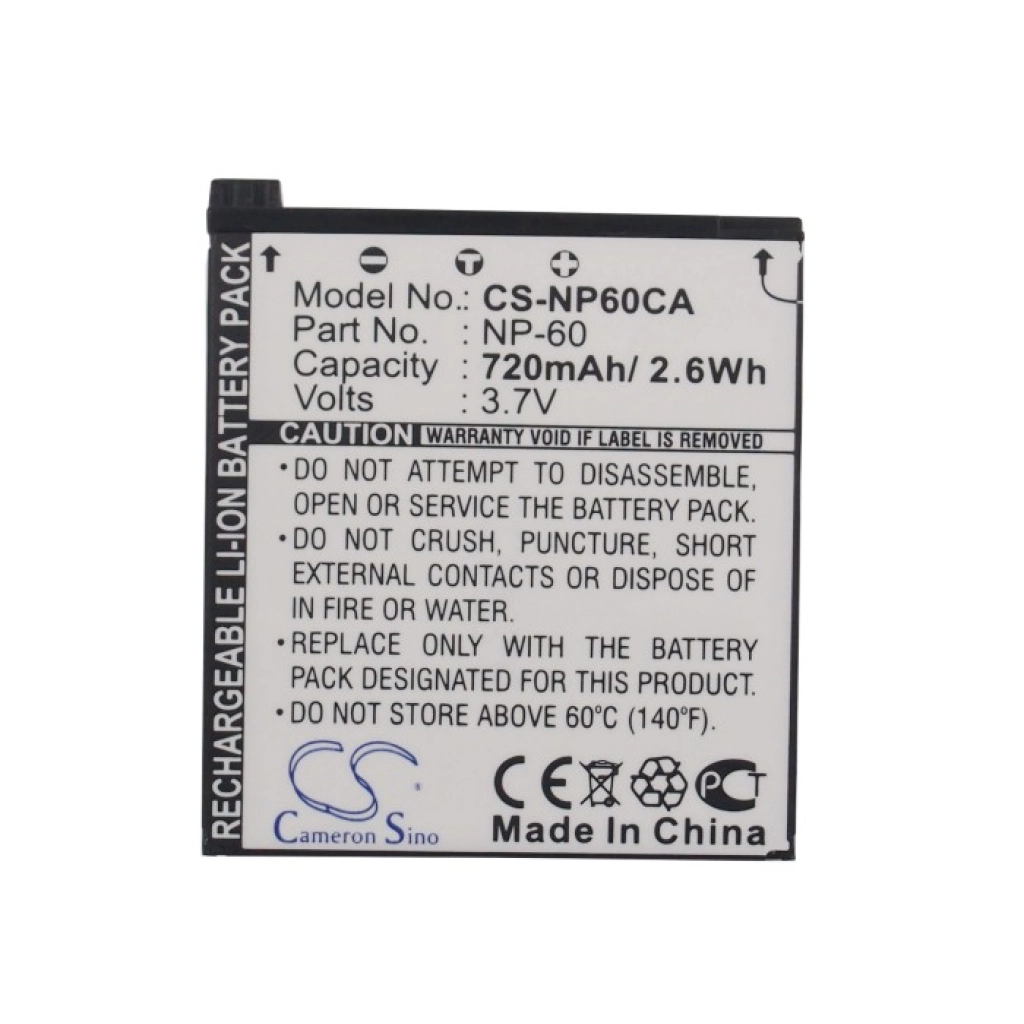 Camera Battery HP CS-NP60CA