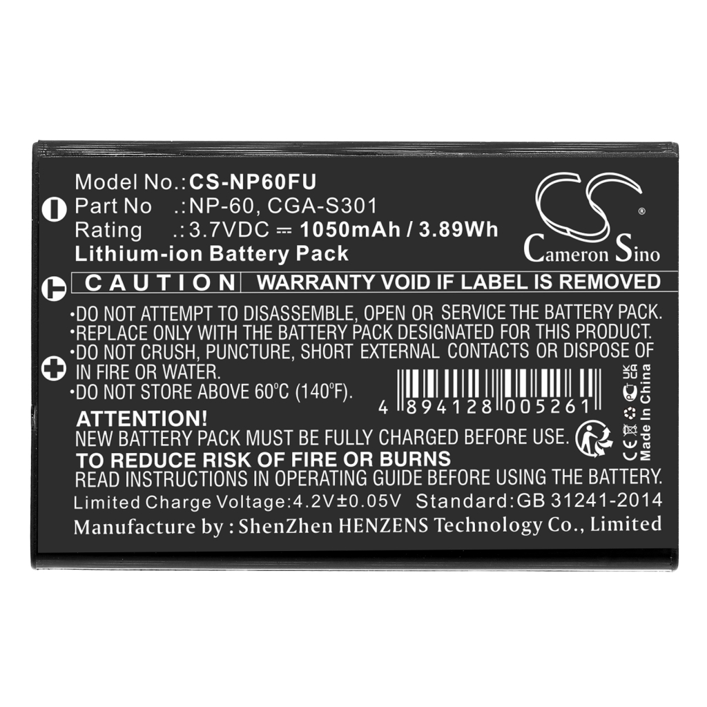 Batterier Ersätter 02491-0017-01