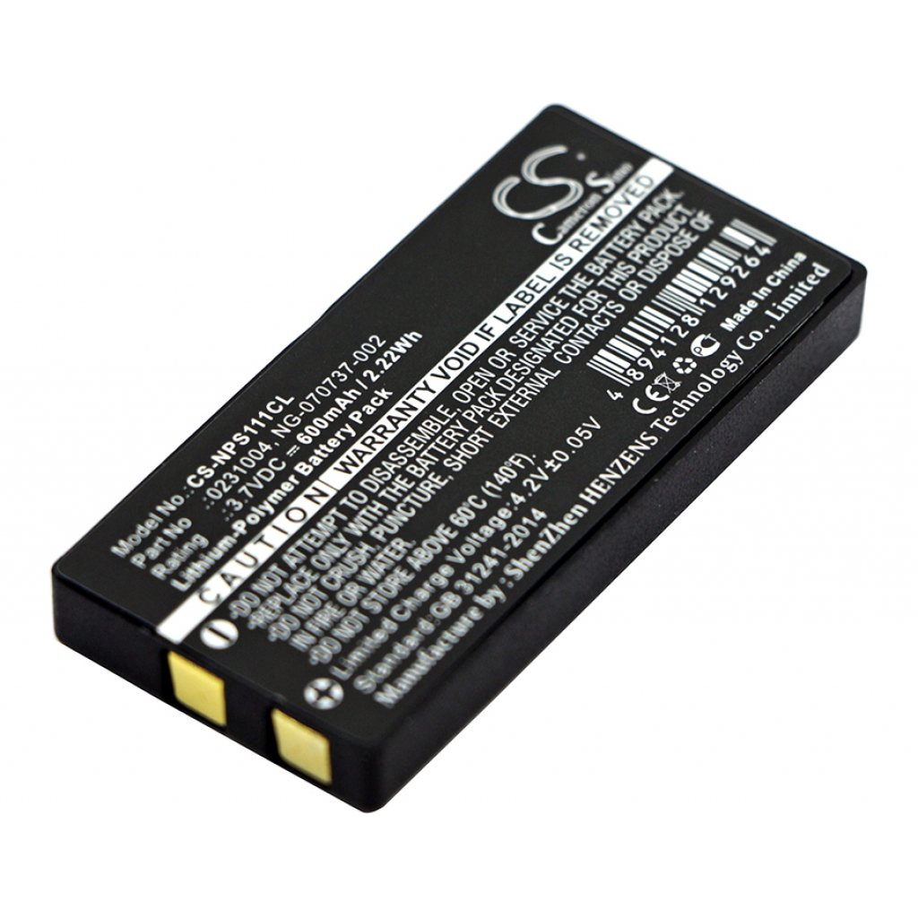 Batterier Ersätter NG-070737-002