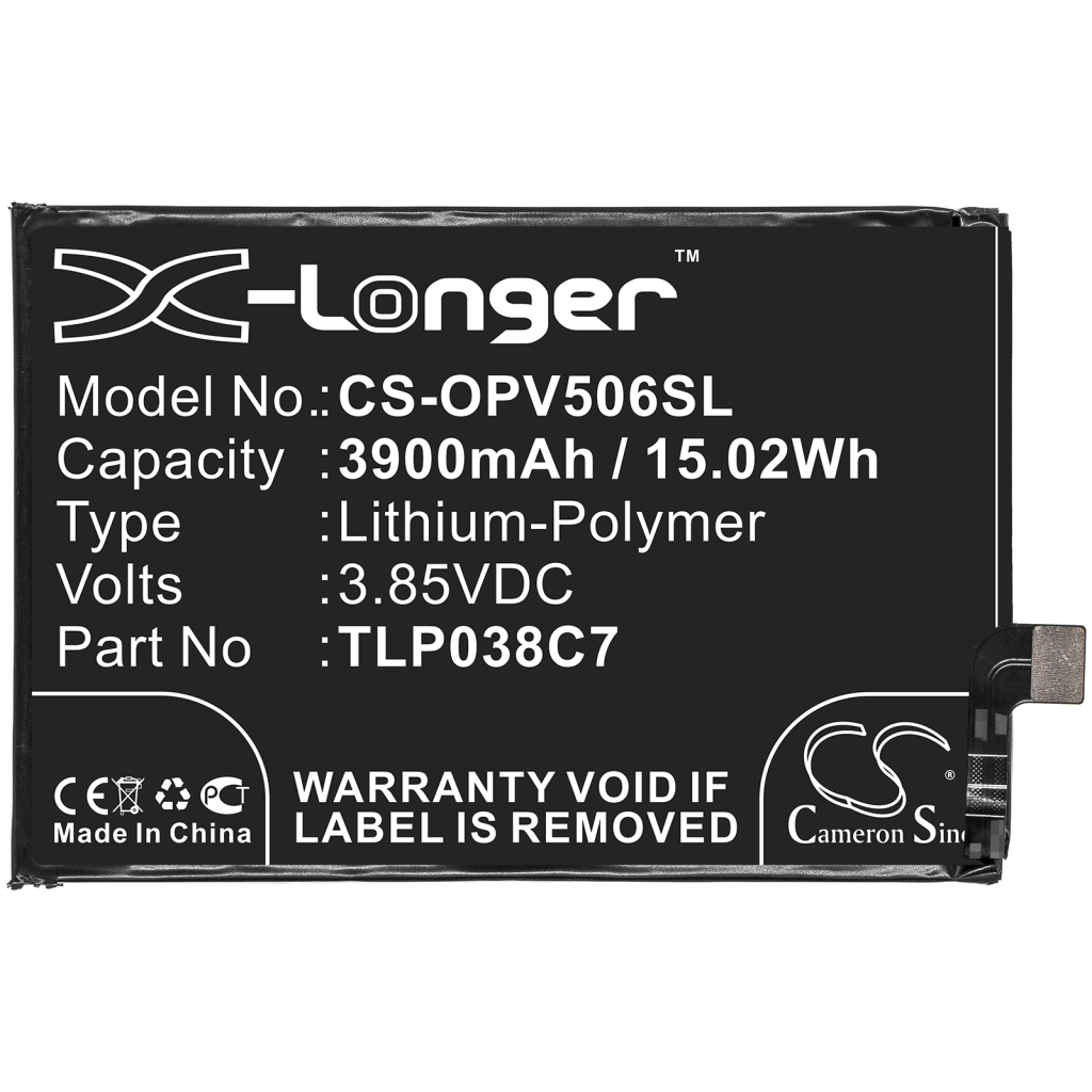 Batterier Ersätter TLP038C7