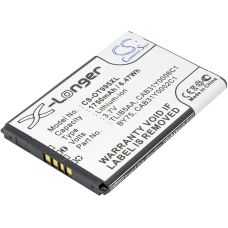 Compatible battery replacement for TCL BY75,CAB150000SC1,CAB31Y0002C1,CAB31Y0006C1,TLIB5AA...