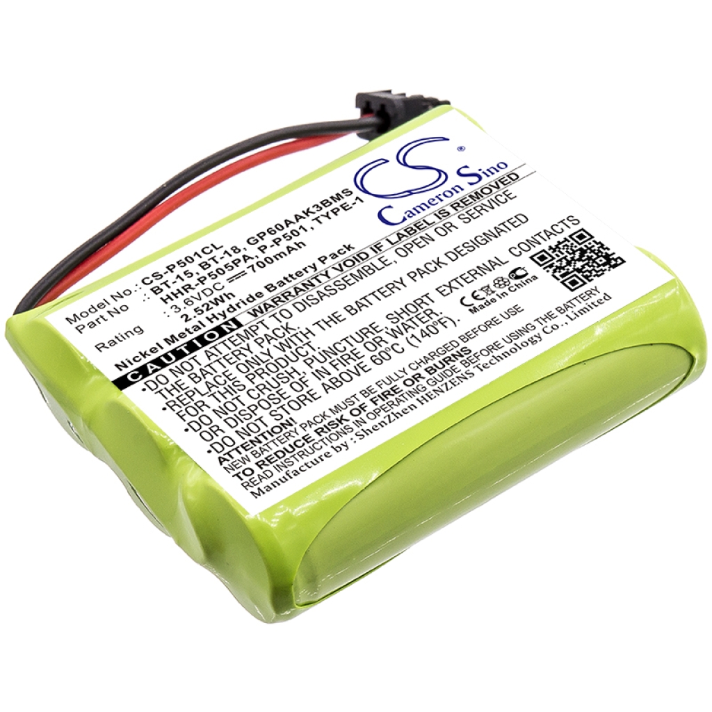 Batterier till trådlösa telefoner NORTHWESTERN BELL CS-P501CL