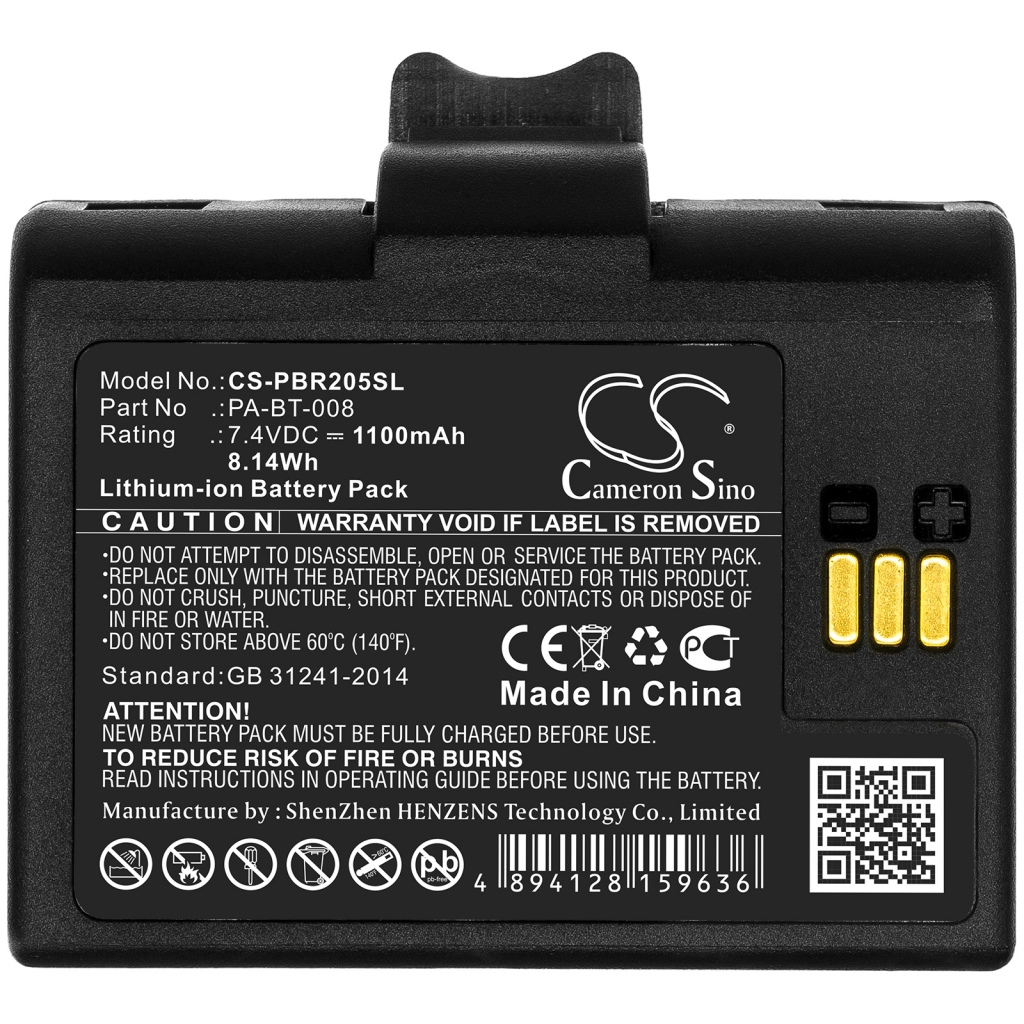 Batterier för skrivare Brother CS-PBR205SL