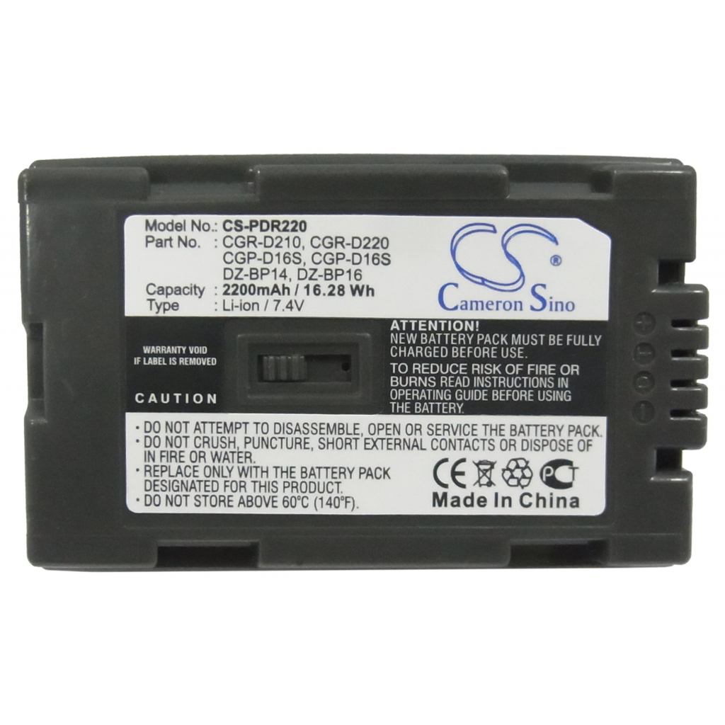 Batterier Ersätter NV-MX300EG