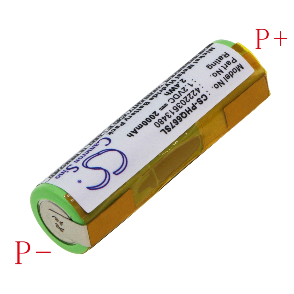 Batterier Ersätter Norelco 6613X