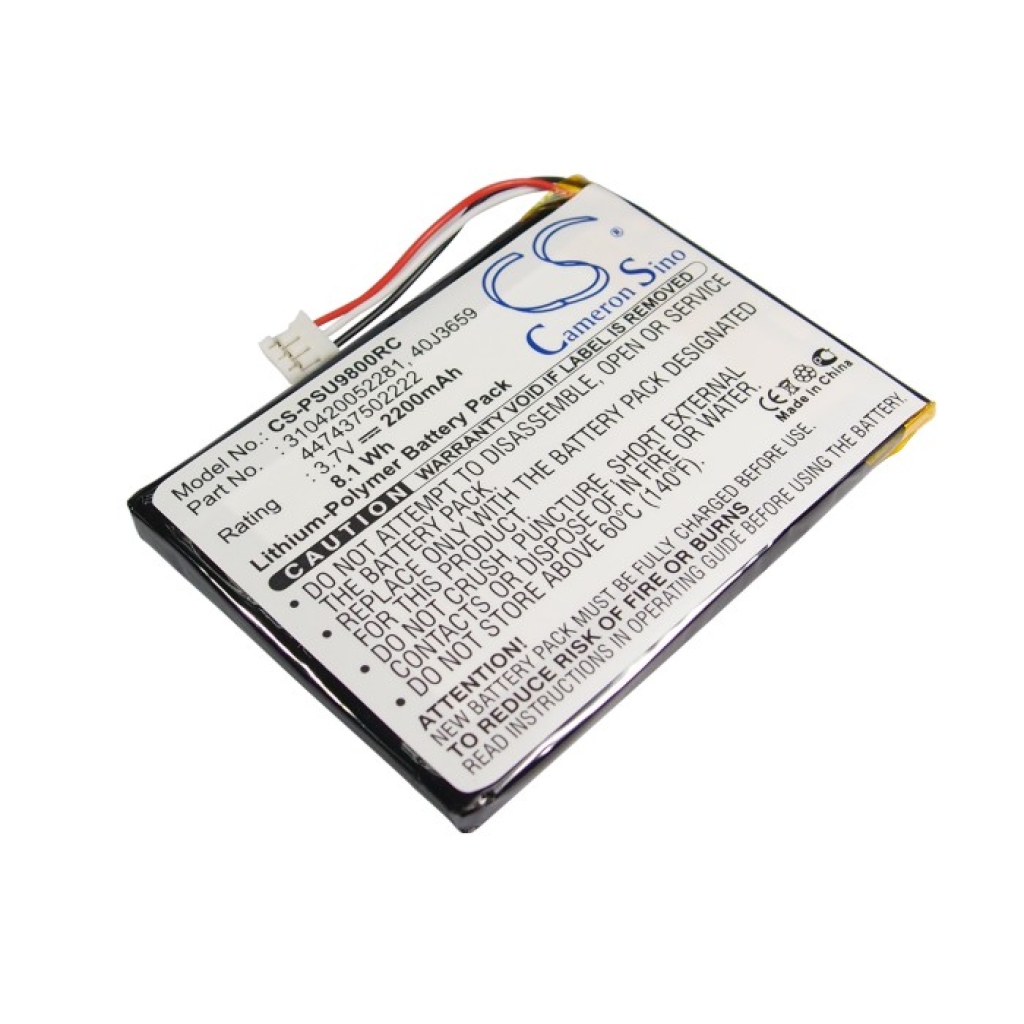 Batterier Ersätter Pronto PC9800I/17