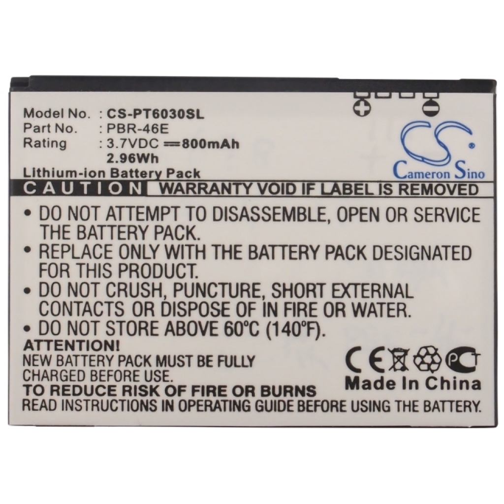 Batterier Ersätter P6030