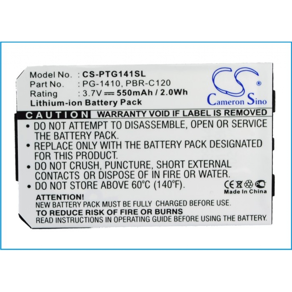 Batterier Ersätter PG-C120