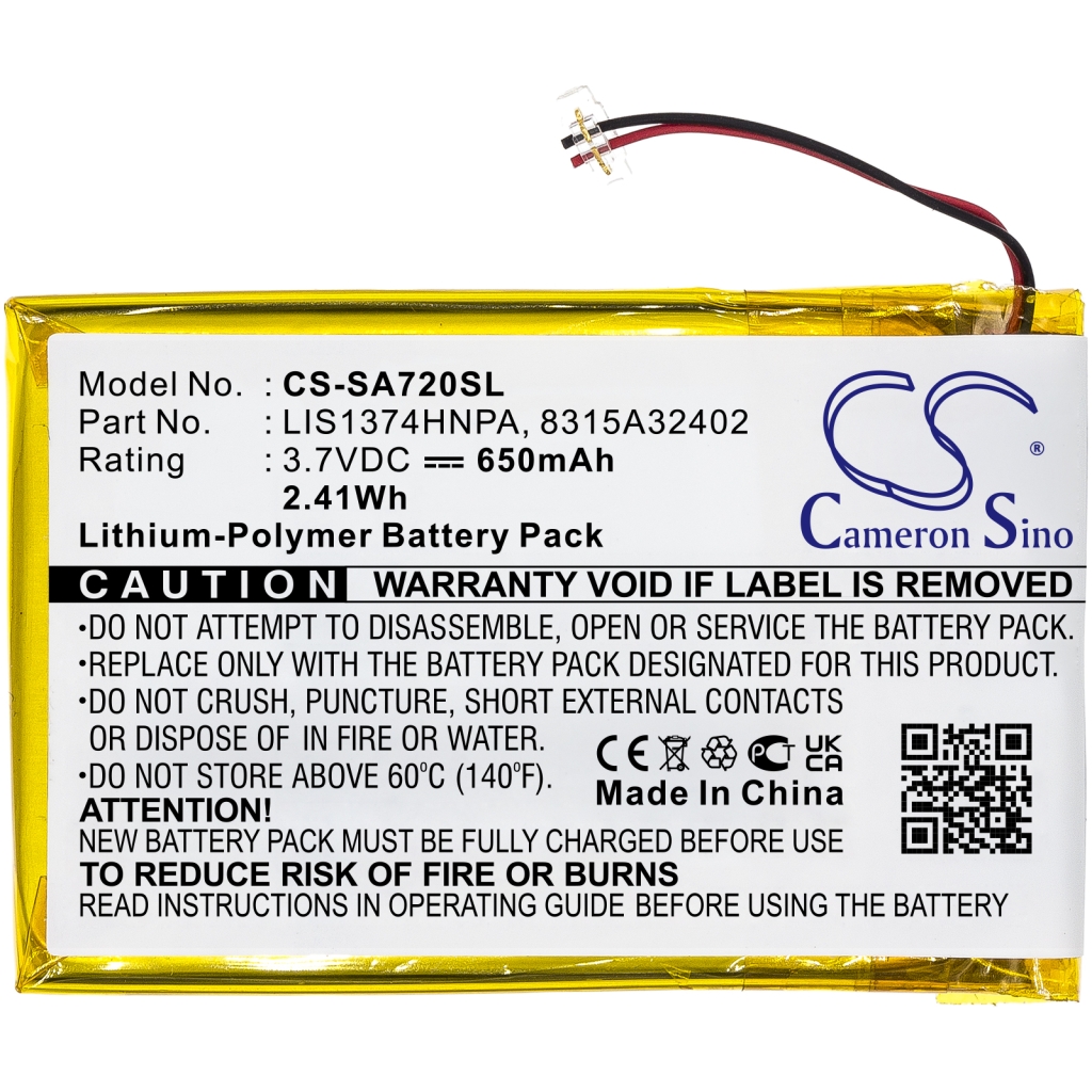 Batterier Ersätter NWZ-A829