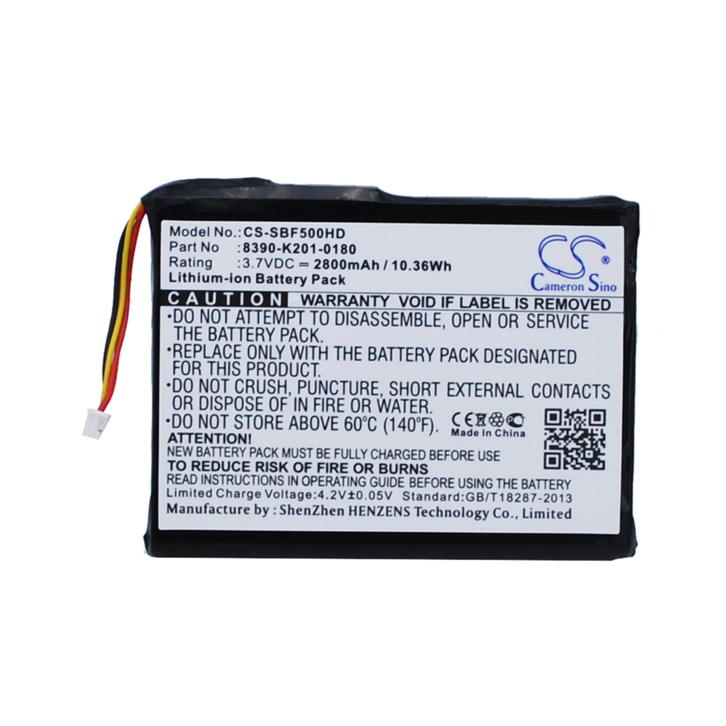 Batterier Ersätter 8390-K201-0180