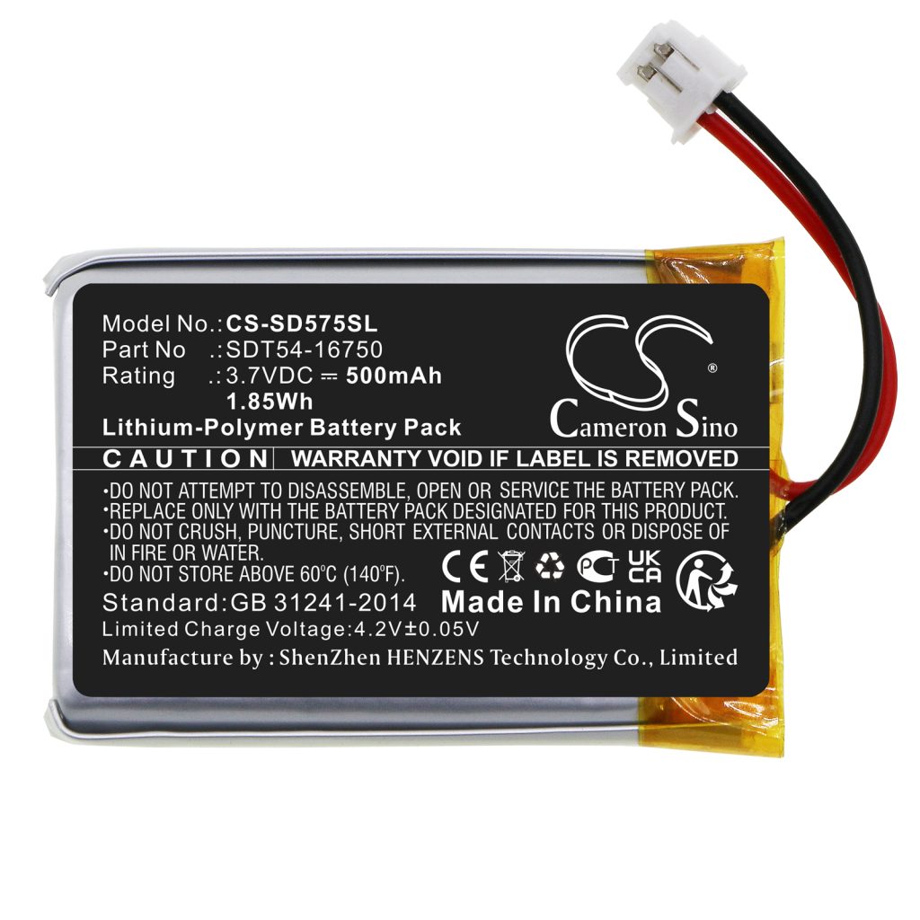 Batterier Ersätter SDT54-16750