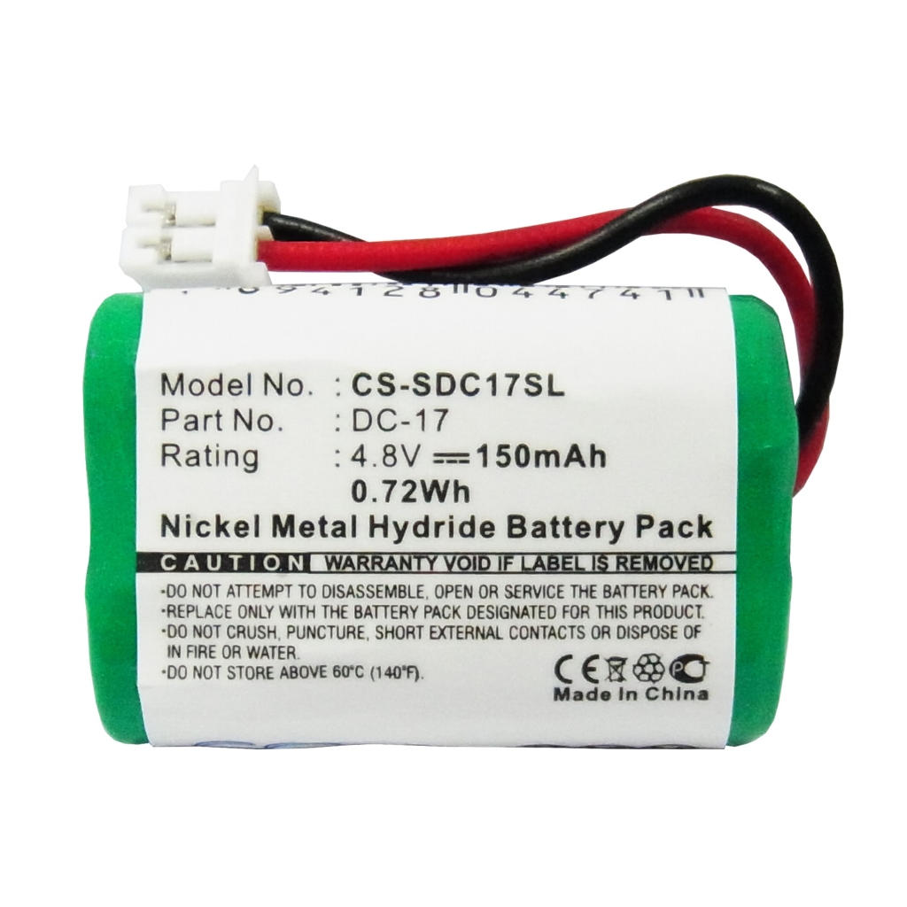 Batterier till hundhalsband Dogtra CS-SDC17SL