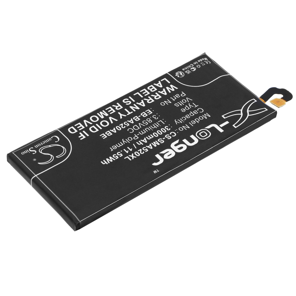 Batterier Ersätter SM-A520F/DS