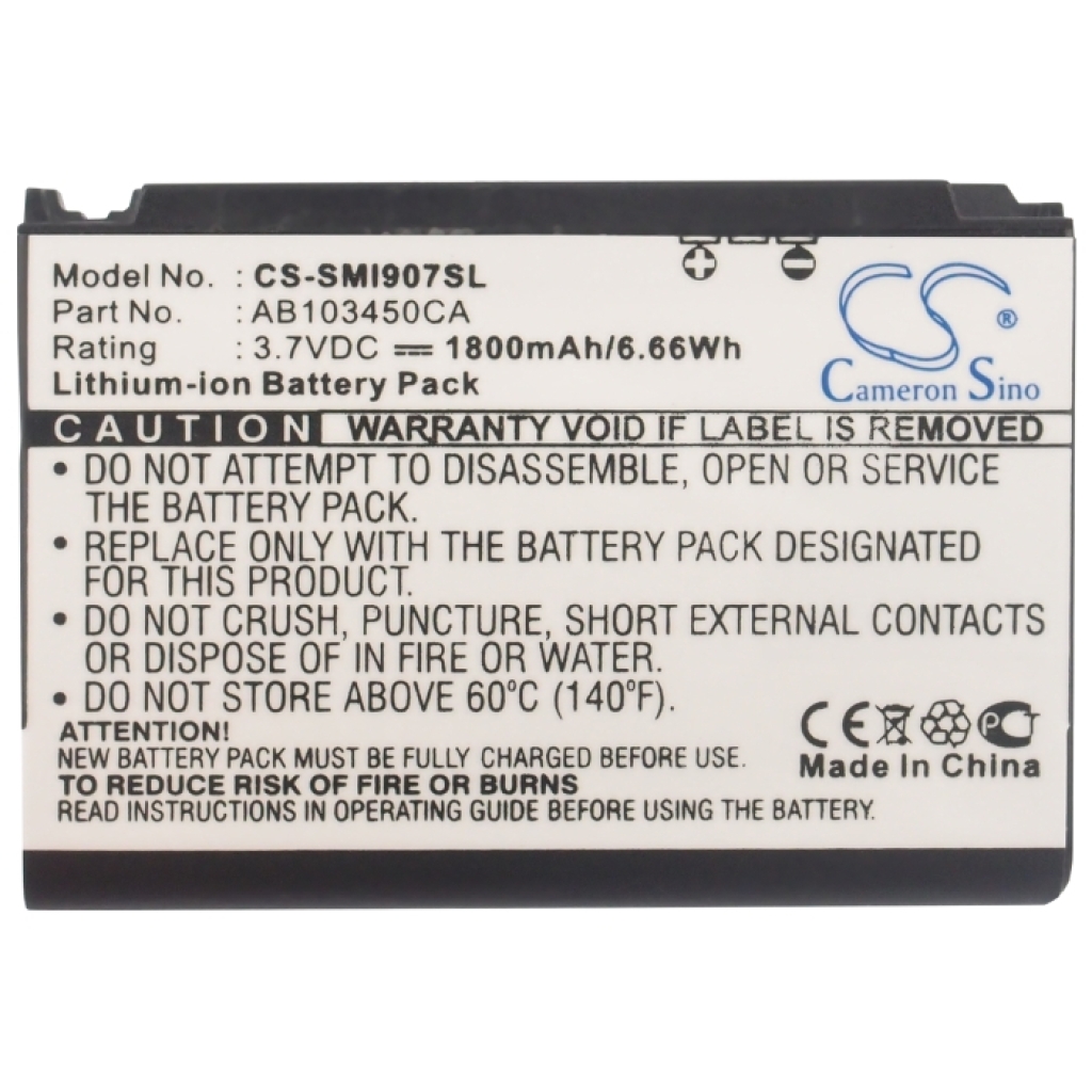 Batterier Ersätter Access A827